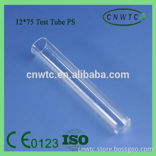 12x100mm plastic test tube